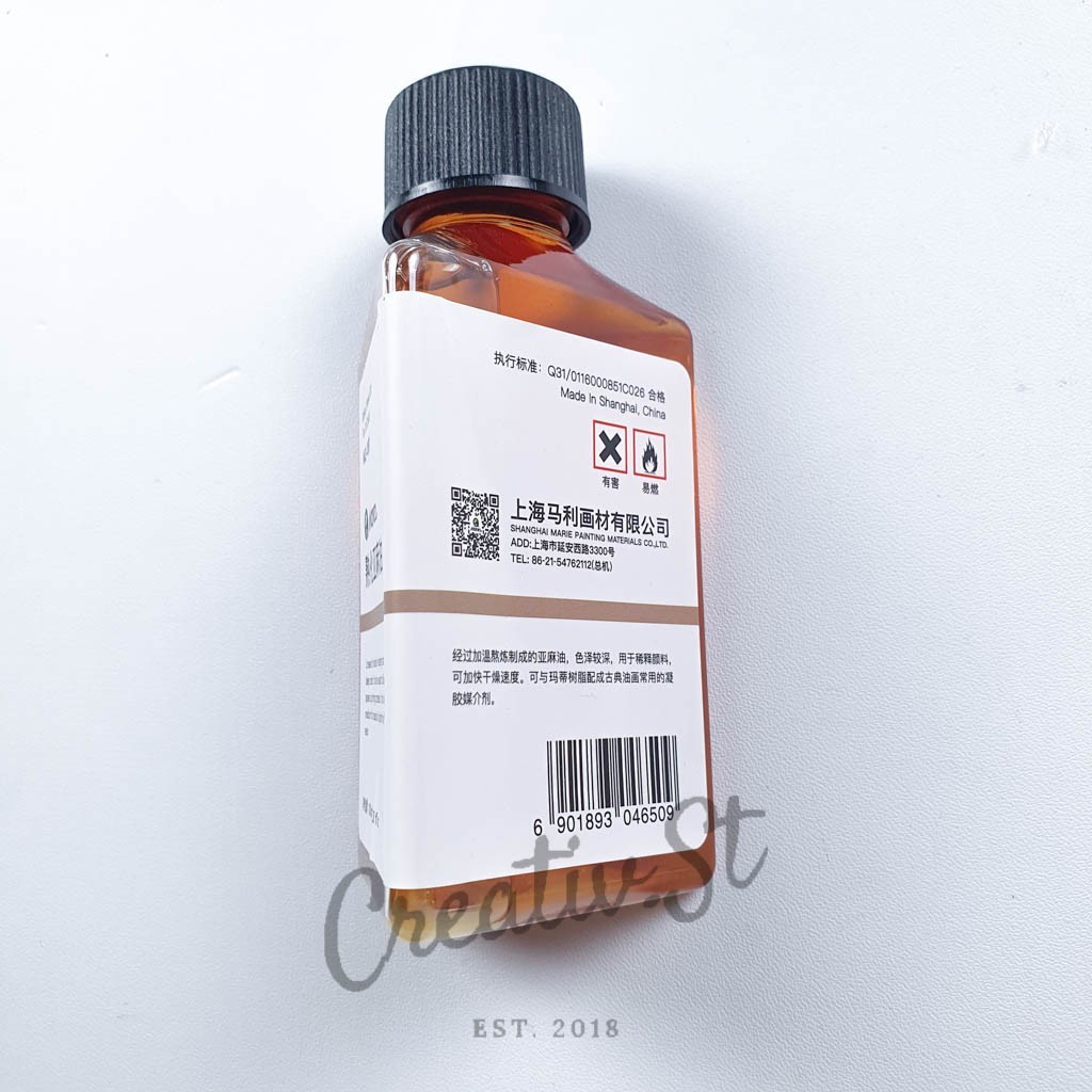 

MARIES Boiled Linseed Oil 100 Ml Mo-1061 Cairan Pencampur Cat Minyak