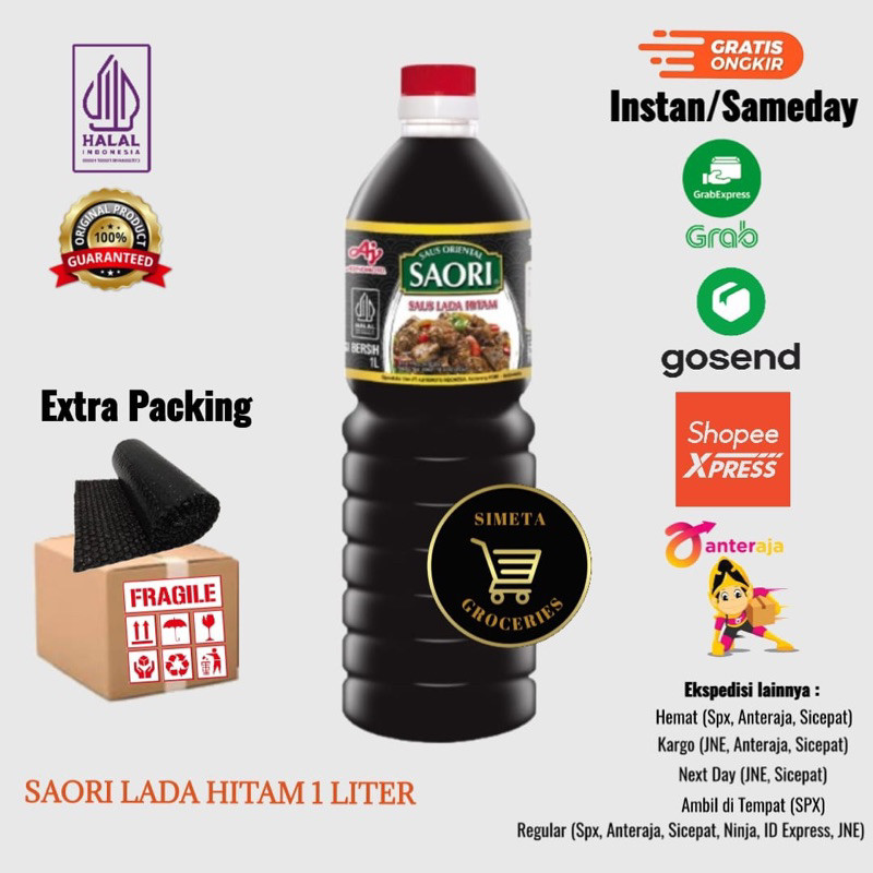 

Saori Lada Hitam / Blackpepper 1 Liter