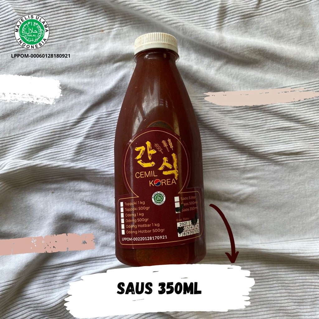 

Saus Topokki khas Cemil Korea isi 350ml