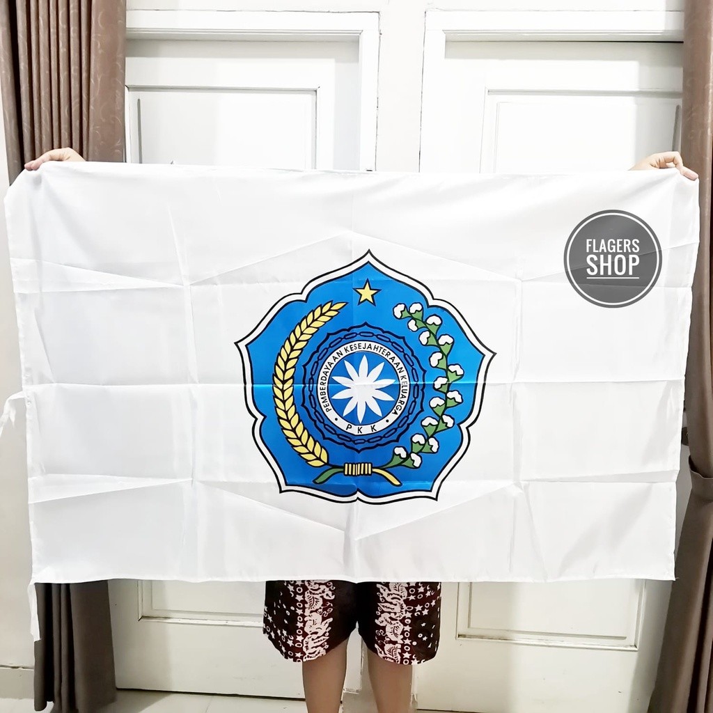 

Bendera Pemberdayaan Kesejahteraan Keluarga / PKK 90x135 cm WE!!!
