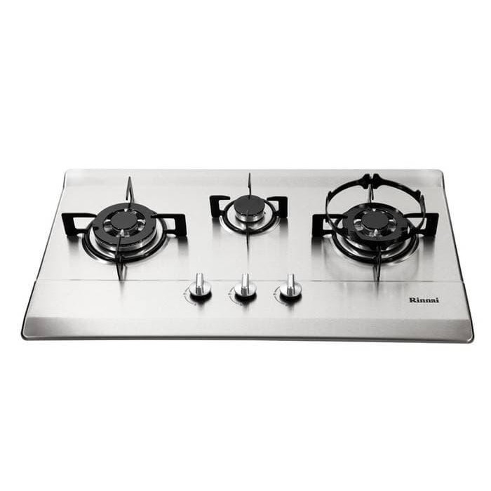 Kompor Gas Tanam Rinnai Rb 713 N S/ Kompor Rinnai 3 Tungku Stainless