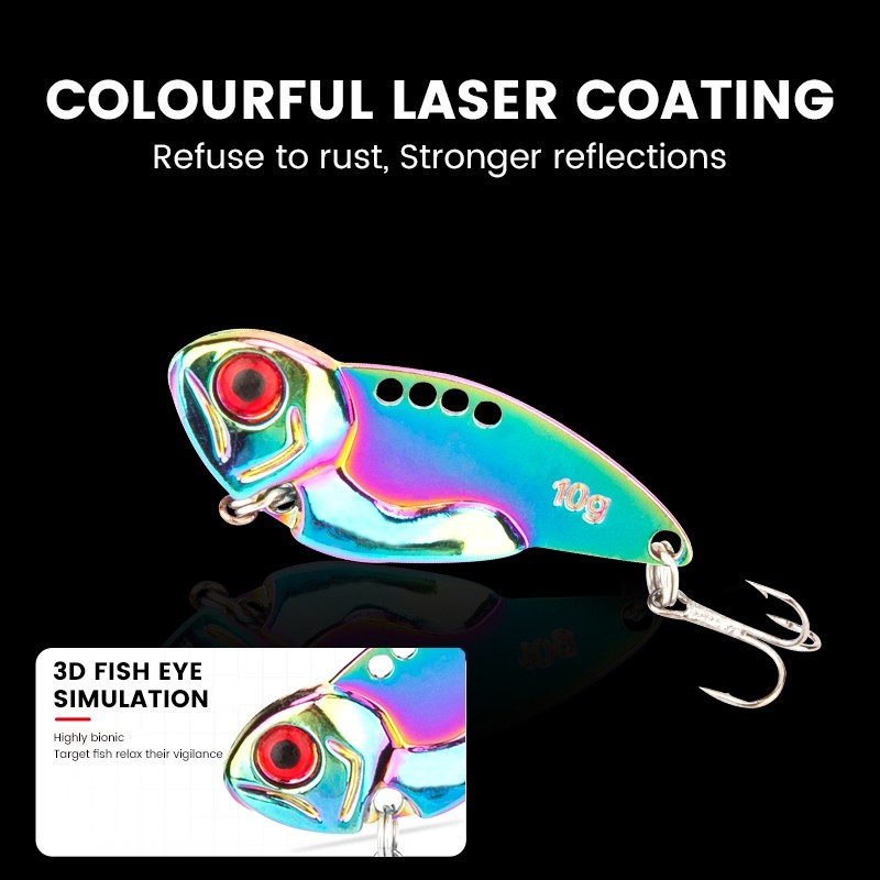 [OFFICIAL] KASTKING VIB Metal Umpan Pancing 5PCS Set Box (7g/3.8cm) Bait Lure JIG Casting Bladebaits