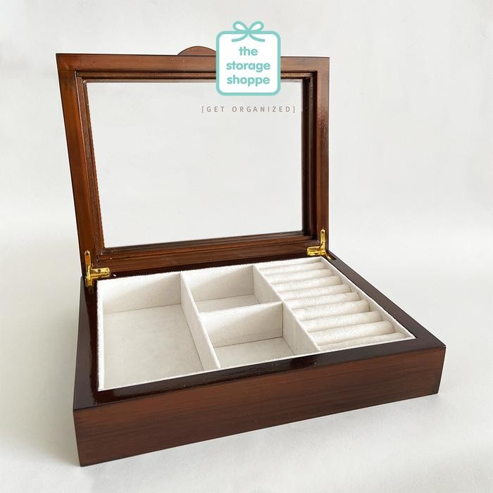 Wooden Jewelry Box Kotak Perhiasan Kayu