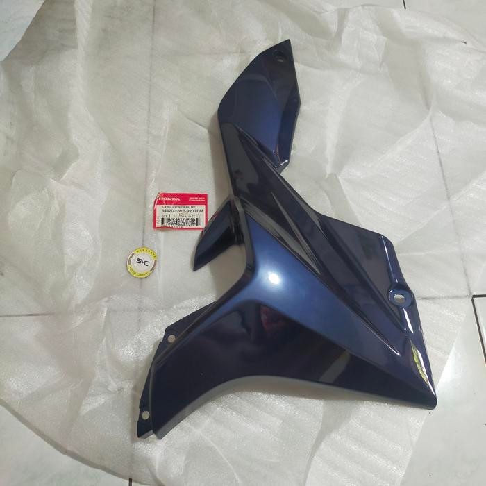 SAYAP DALAM KIRI BAGIAN MESIN BLADE BIRU TUA ORI AHM 64470-KWB-920TBM