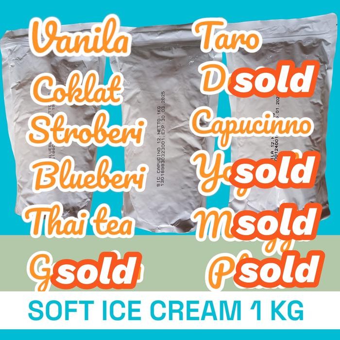

SALE !!! BUBUK ES KRIM SOFT / SOFT ICE CREAM READYY