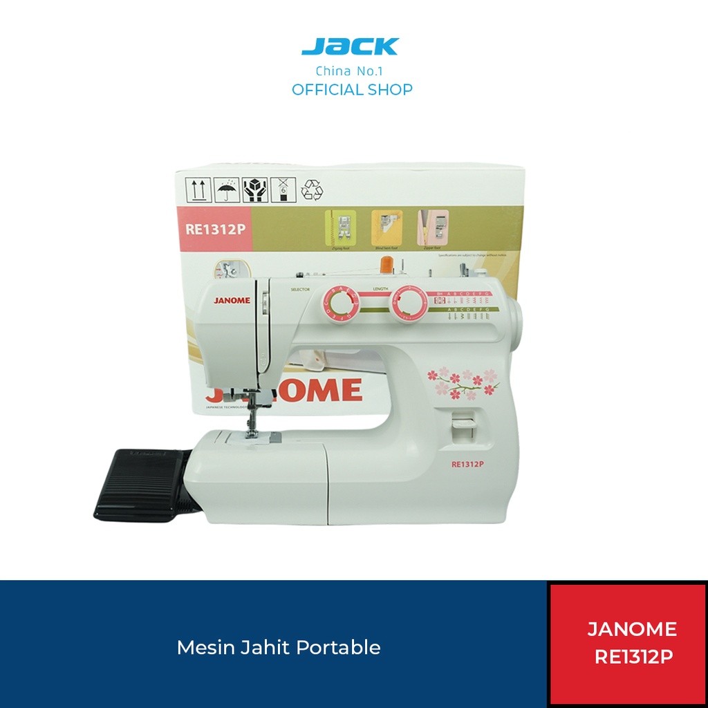 Janome RE1312P Mesin Jahit Portable