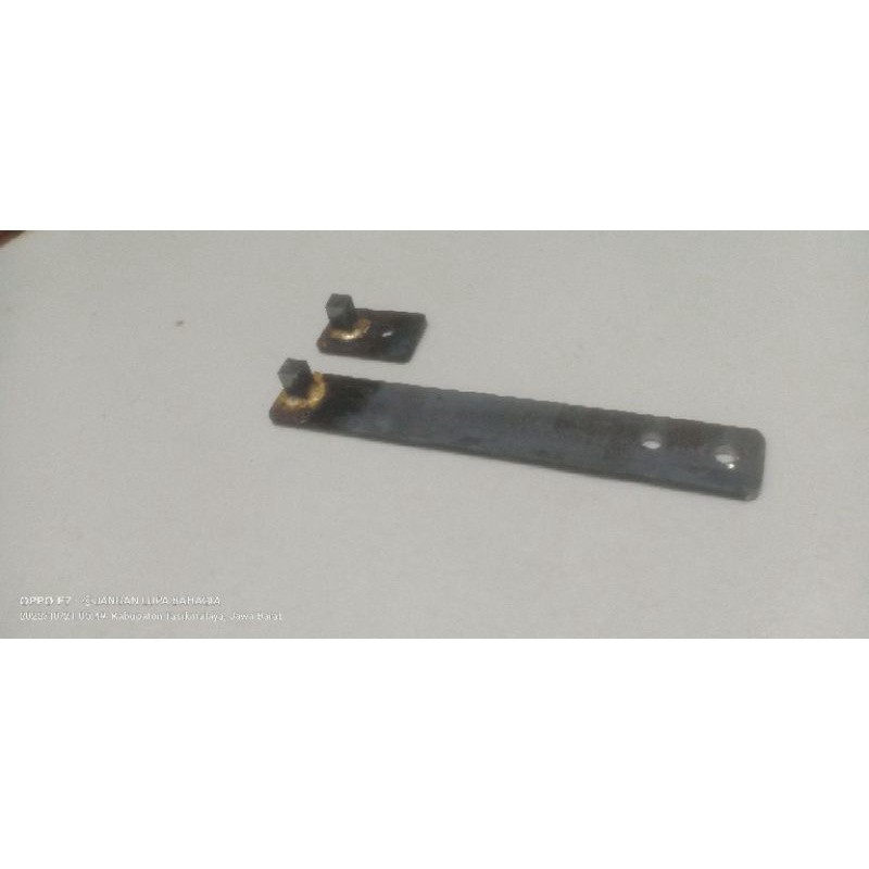 Platina Plat Tebal 2mm Panjang Tangkai 10cm Ukuran Baja Widia 5 *5*8mm