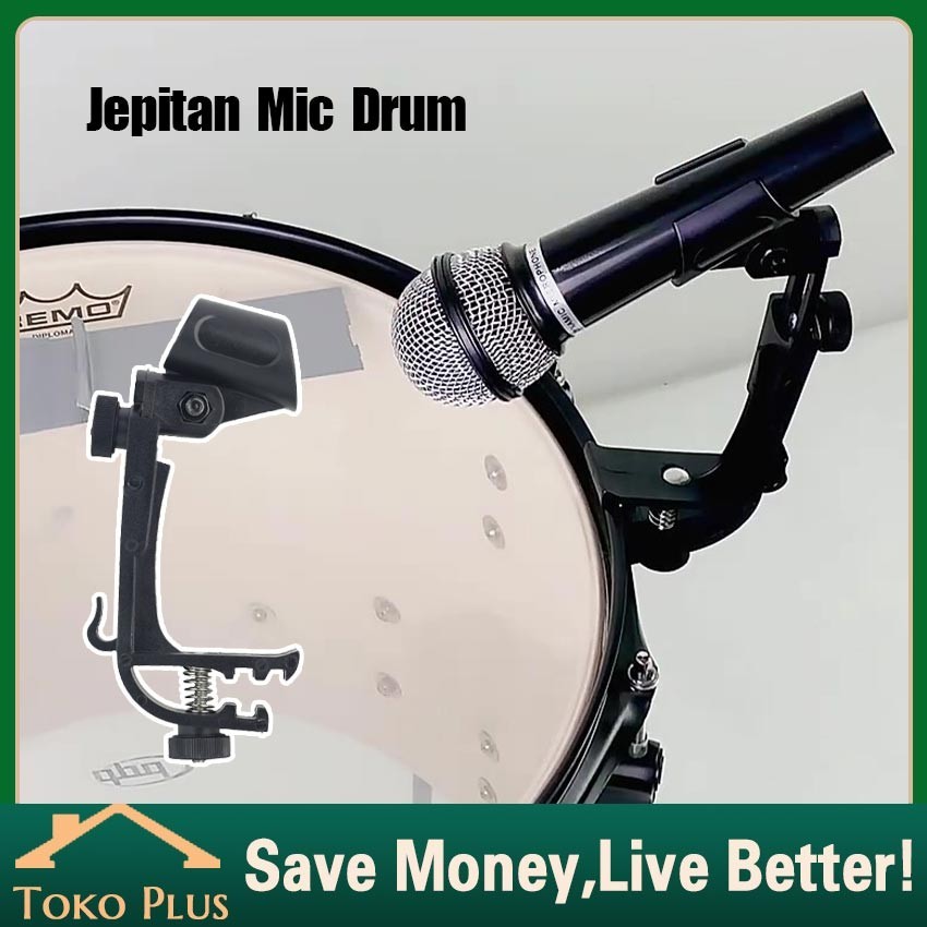 Stand Mic Jepit Stand Kendang Stand Mic Drum Stand Holder Microphone Jepit Mic Drum