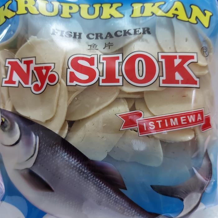 

SALE !!! KRUPUK IKAN NY. SIOK ISTIMEWA/FISH CRACKERS 500 GRAM READYY