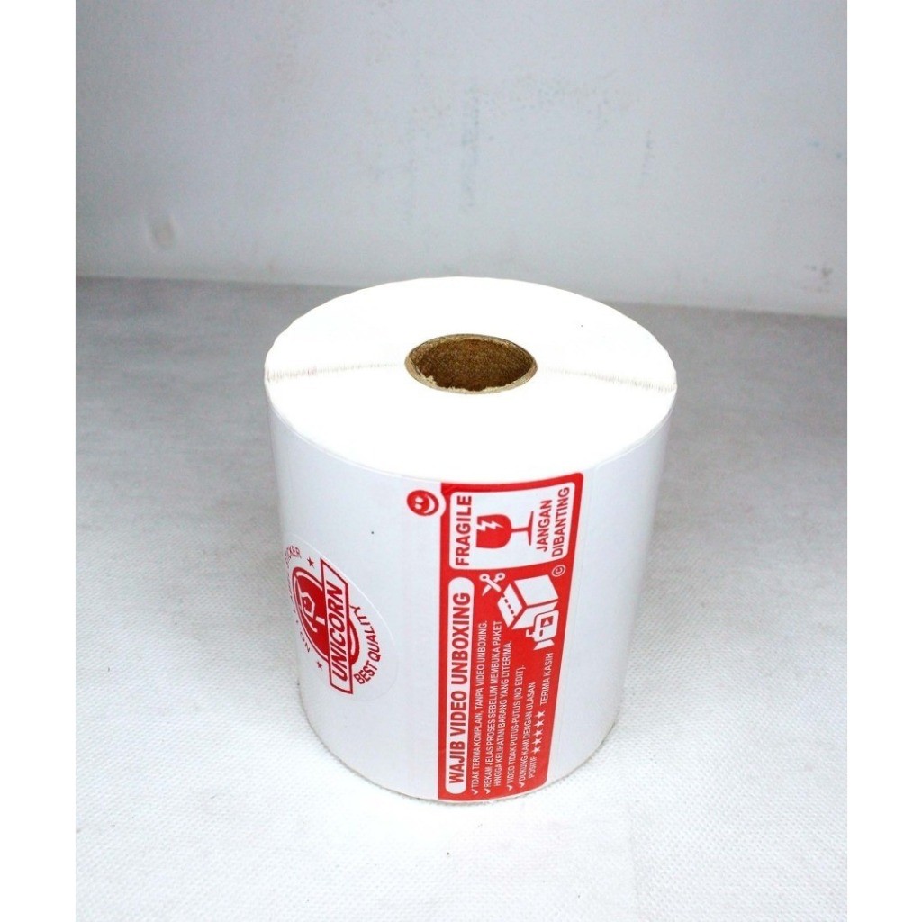 

Stiker Label Resi Alamat Market Place 100x150mm Direct Thermal Isi 300 TANPA RIBBON Resi AWB A6