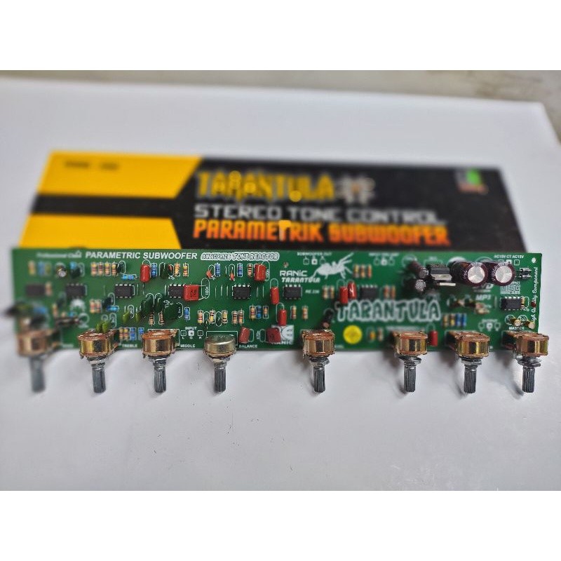 Kit tone control parametrik subwoofer stereo