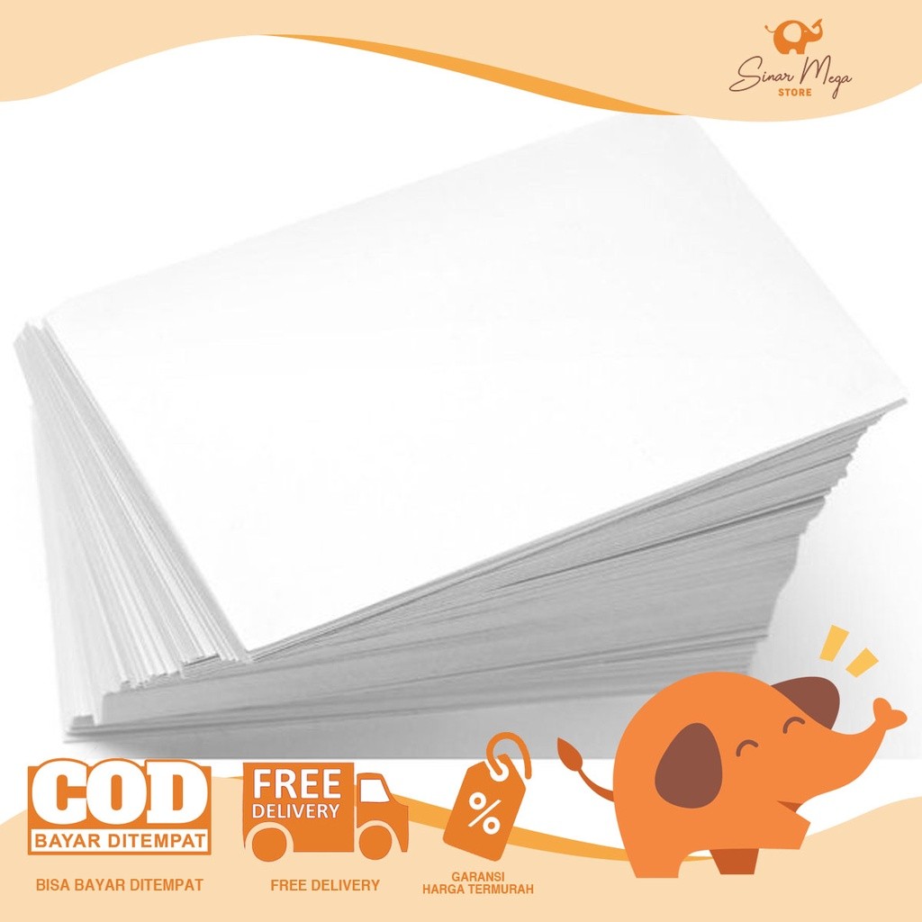 

SM Kertas HVS A5 75gr / Kertas Print Fotocopy Berkualitas