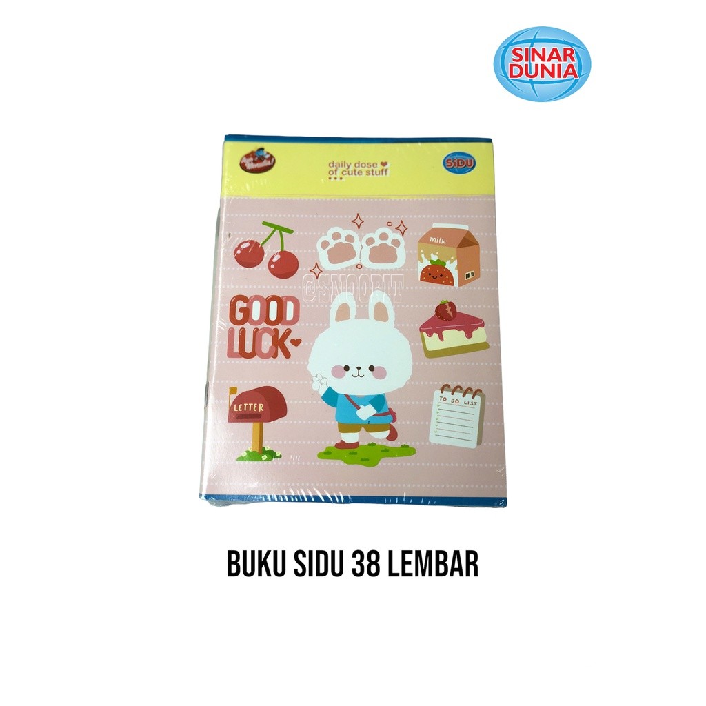 

PROMO MURAH GROSIR Buku Tulis Sinar Dunia / SIDU & KIKY 38 Lembar - Perpack
