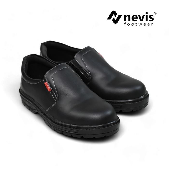 

Terlaris Nevis Asgard - Sepatu Safety Slip On Pria Original Ujung Besi Kerja Proyek Lapangan Sefty