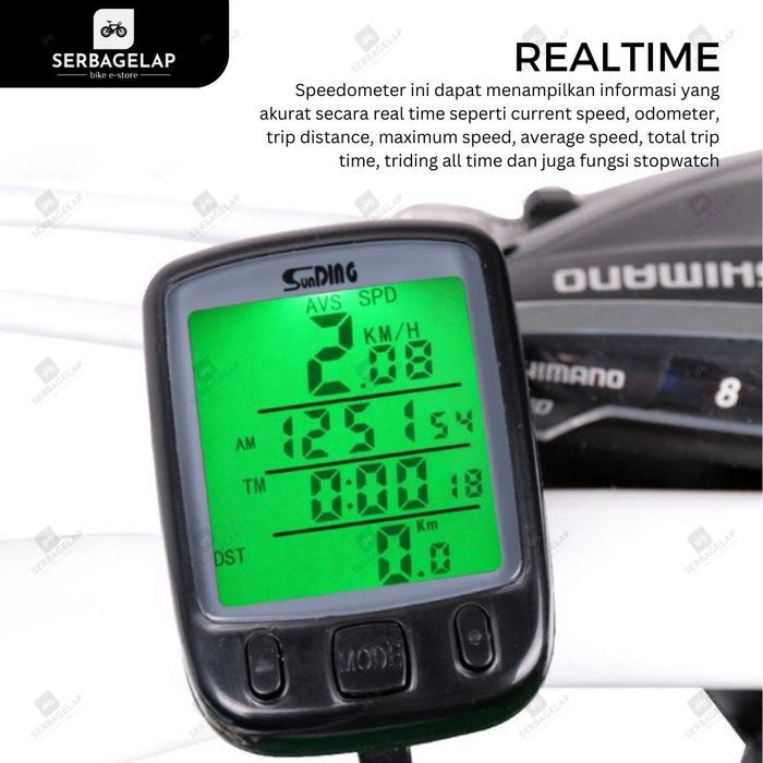 SPEEDOMETER ODOMETER KILOMETER SEPEDA MTB SELI SUNDING