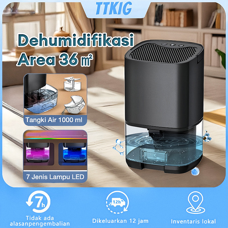 Dehumidifier Tangki Air 1L/1000ML Serap Air Penyerap Kelembaban Udara