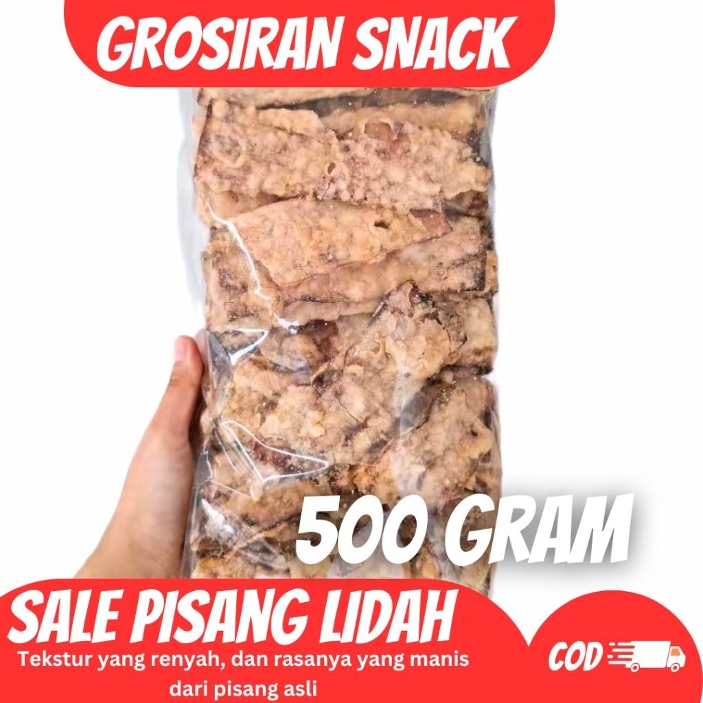 

(500 GRAM) SALE PISANG LIDAH WE!!