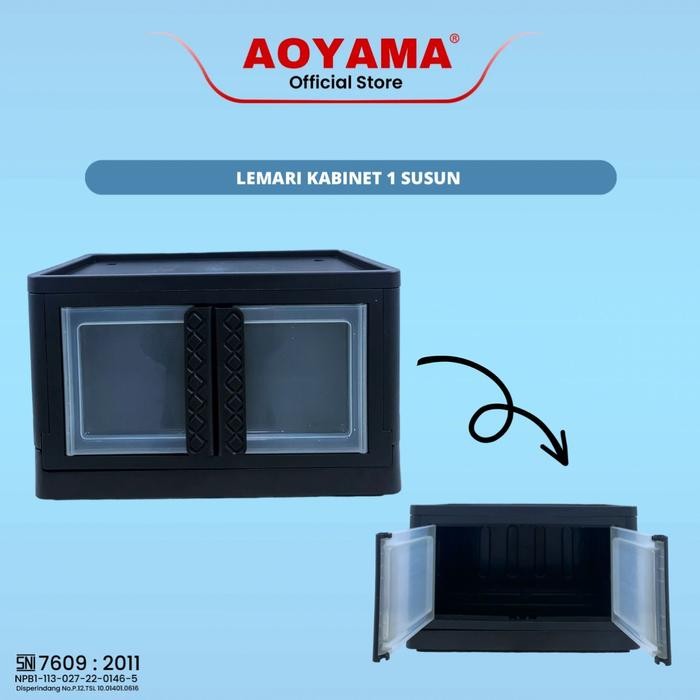 COD LEMARI CABINET 1 SUSUN AOYAMA / LEMARI SERBAGUNA AOYAMA / BOX CABINET / MUDAH DI RAKIT / LEMARI