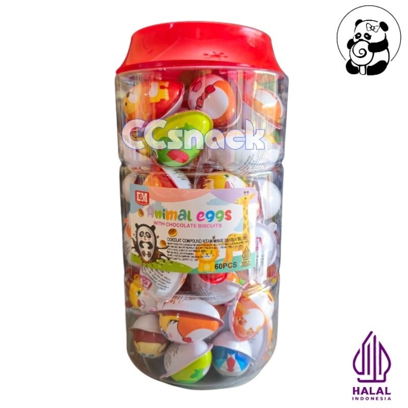 

DSM ANIMAL EGG COKELAT TOPLES ISI 60 WE!!