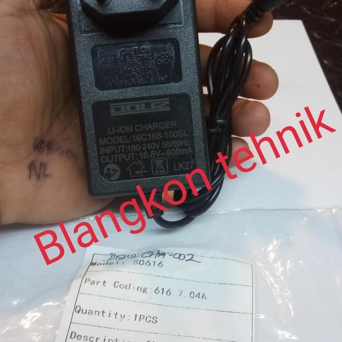 CHARGER ORIGINAL DOLIZ BD616 16V CASAN BOR BATTERY