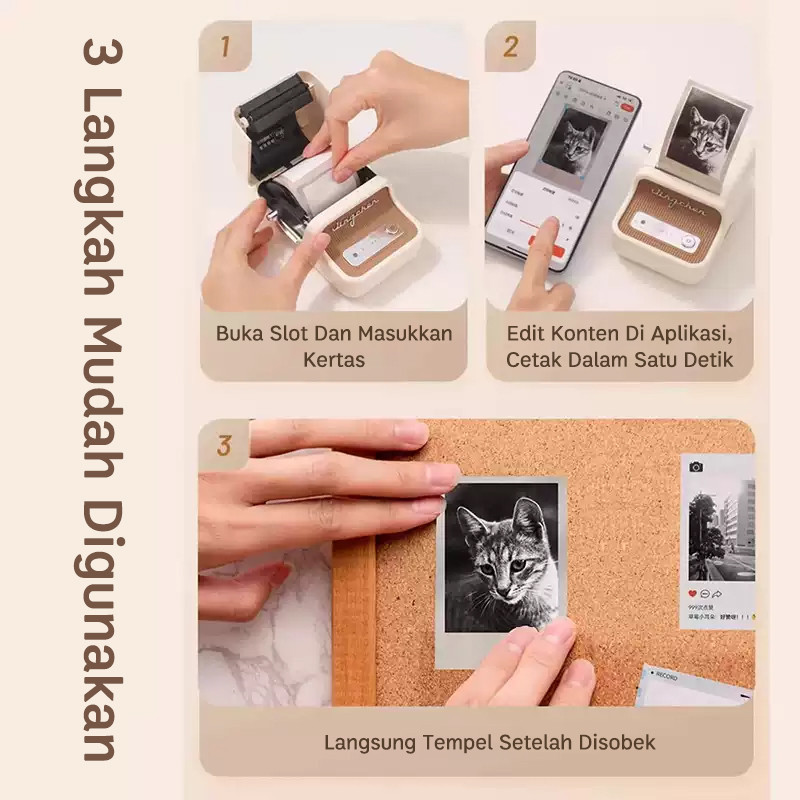 

NIIMBOT B21Pro Printer Foto, Cetak Hitam-Putih HD 300dpi,Printer Label untuk Penggunaan Rumah Tangga