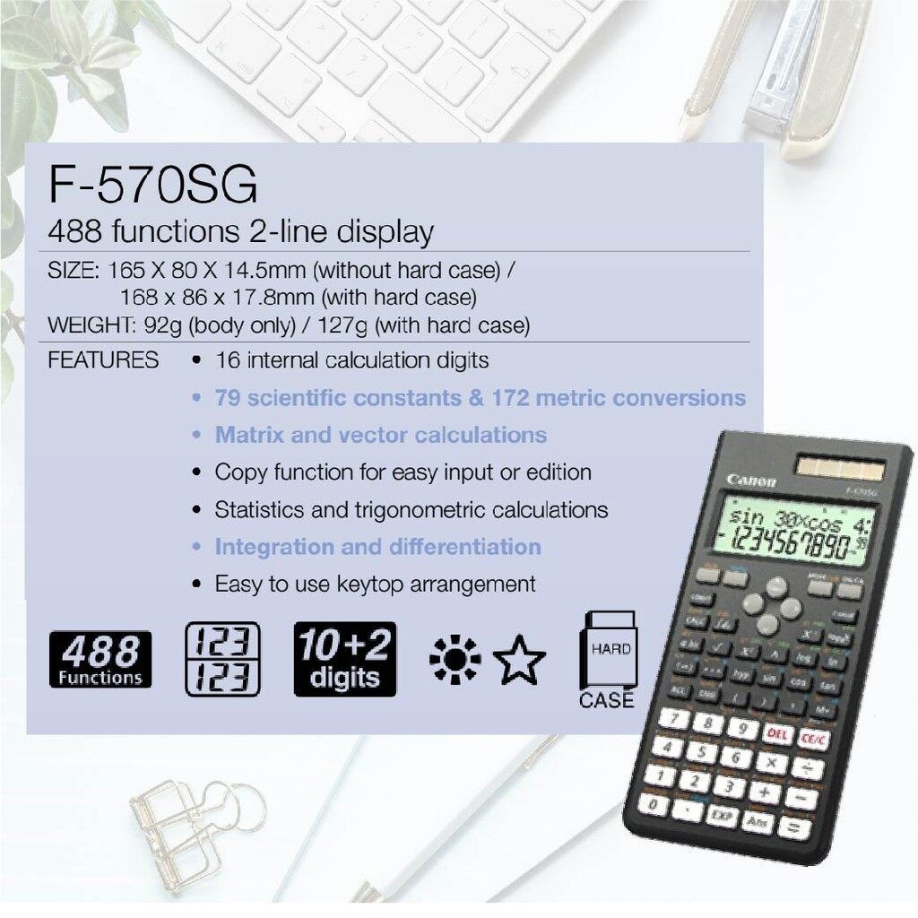 

CANON CALCULATOR F-570SG HB
