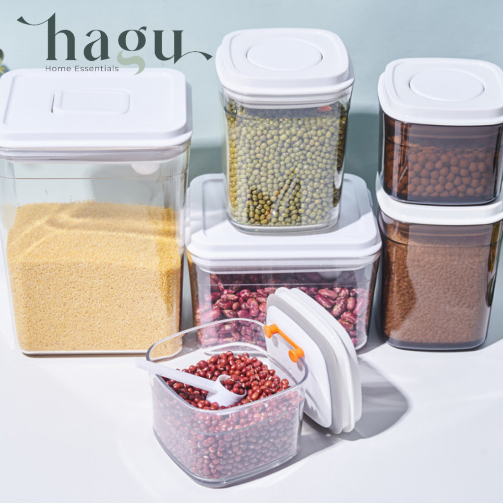 

Olivoliv Snack HaguAtsuko Wadah Makanan Ringan Minimalis Toples Praktis Cemilan Transparan