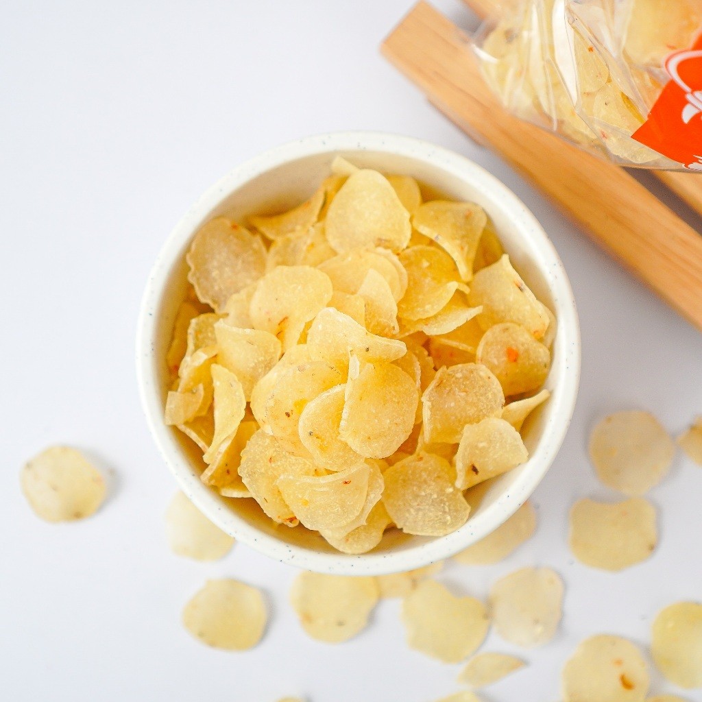 

Olivoliv Snack Kerupuk Krecek Singkong Mentah Super Kemasan (250G, 500G, 1000G) Makmur Abadi