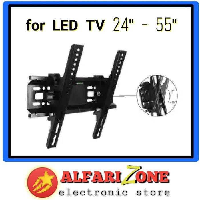 Bracket TV 55 inch flexible Braket Breket 50" 49" 43" Termurah