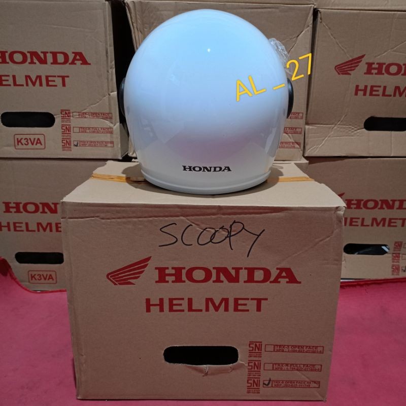 Fresh Lingling Helm Honda Scoopy Putih Sni Ori Honda