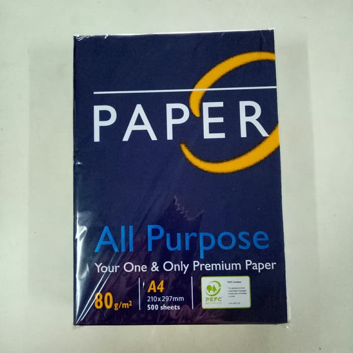 

Kertas HVS A5 80 Grm Paperone / Paper One Copy Paper 1 Rim
