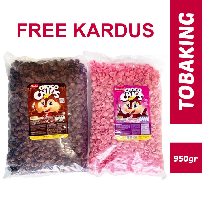 

JTTOP" SIMBA CHOCO CHIPS 1KG CHOCO CRUNCH KOKO KRUNCH COKELAT STRAWBERRY