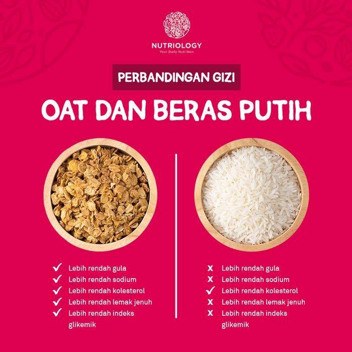

JTTOP" ROLLED OAT PANGGANG 1 KG ROASTED OATMEAL WHOLEGRAIN GANDUM UTUH KASAR