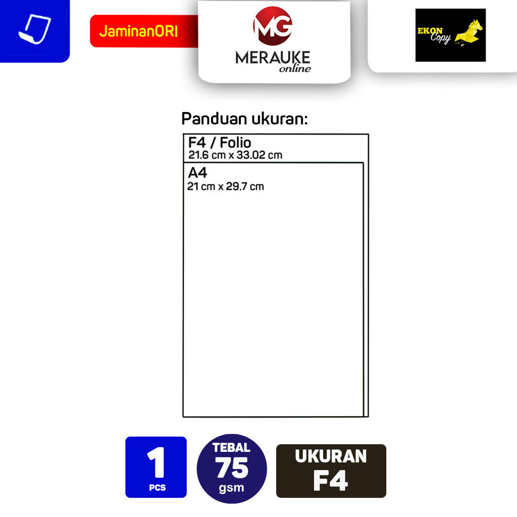 

Kertas HVS EKON F4 75 GSM