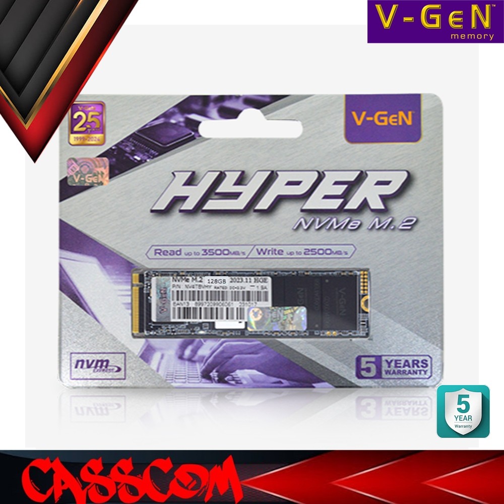 MD SSD Vgen M.2 Nvme 128gb - Hyper Series