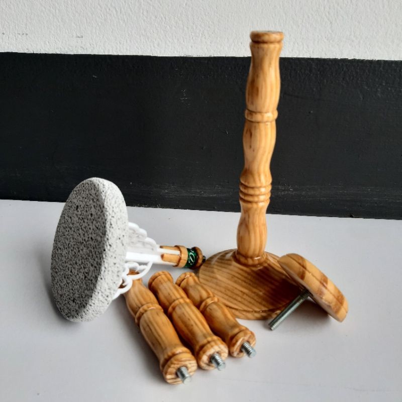 tangkringan sangkar burung branjangan bongkar pasang/knock down akrilik + batu by Den's