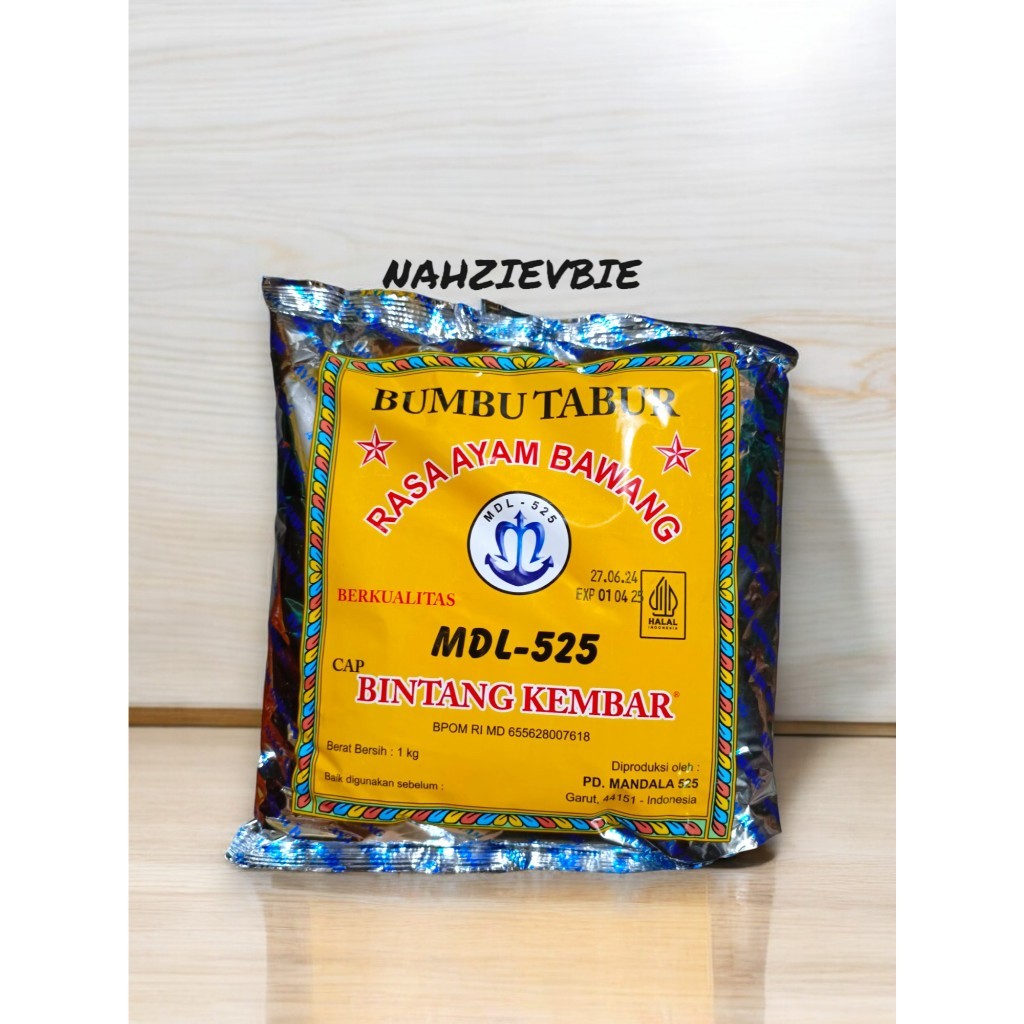 

Bumbu Bintang Kembar MDL-525 Ayam Bawang 1KG/1000GR