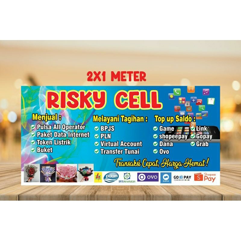 viral spanduk konter 1 hari jadi banner konter spanduk pulsa baner pulsa spanduk baner sepanduk