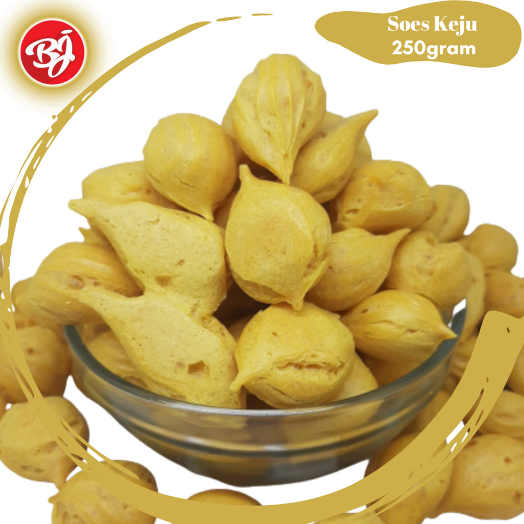 

Soes Kering Keju / Kue Soes Mini Tunas 250gram