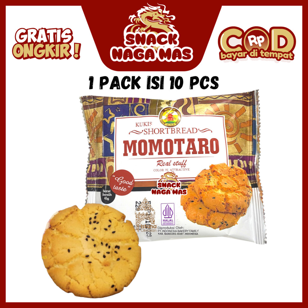 

MOMOTARO KUKIS COOKIES SHORTBREAD AOKA [1 PACK ISI 10 PCS]