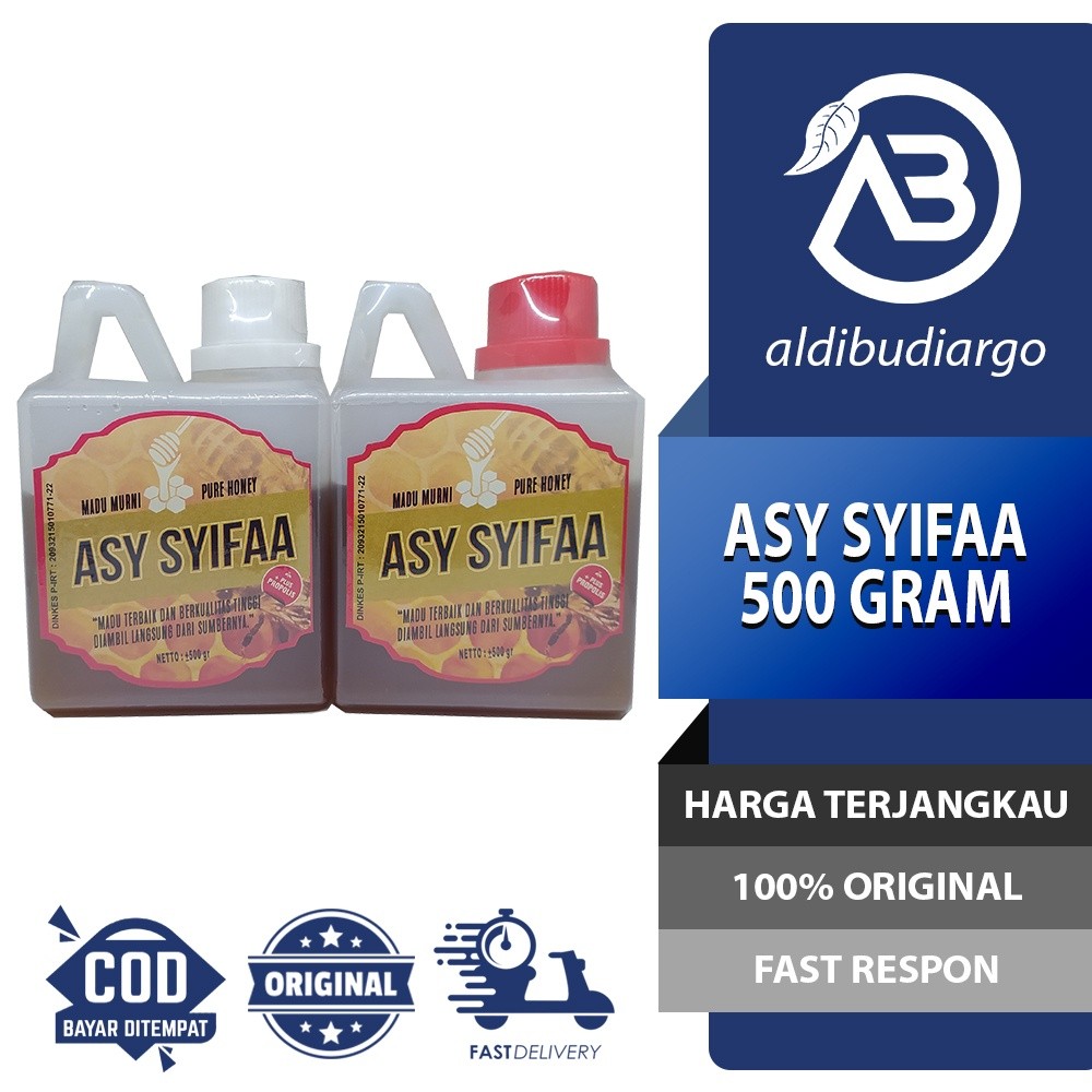 

MADU MURNI PURE HONEY ASY SYIFAA 500 GRAM MADU ASYIFA MADU KALIMANTAN ASY SYIFAA