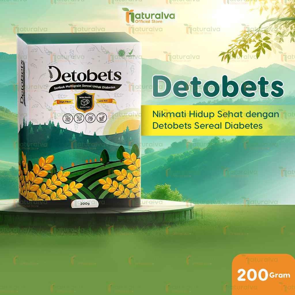 

Detobets Sereal Diabet Serbuk Super Low Fat Rendah Lemak untuk Penderita Diabetes Organik 200gram