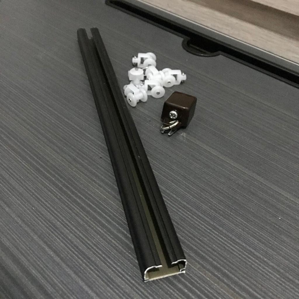 Murah Set Rel Vitrase Oval Gorden / Tiang Vitrase Oval Gorden / Rel Alumunium