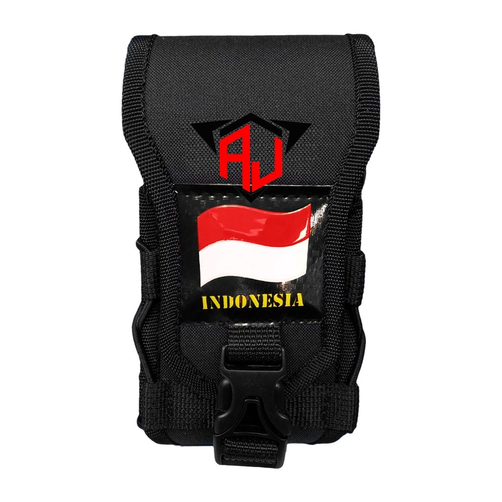 Sarung Hp Bendera Sarung hp Tactical Logo Bendera Double Slot