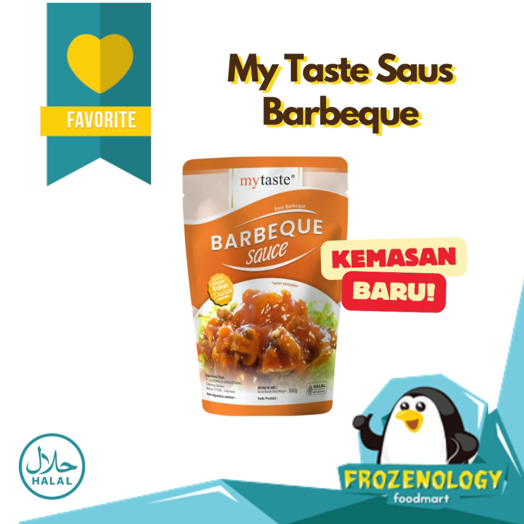 

Saus Barbeque My Taste BBQ Sauce 500 Gr Saos Panggang Grill g Gram