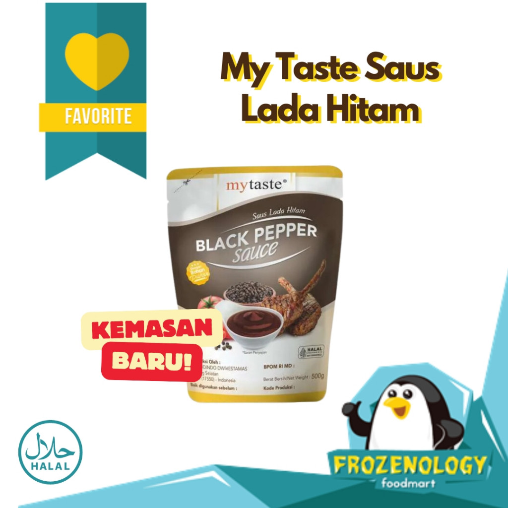 

Saus Lada Hitam Blackpepper Sauce My Taste 500 gr Best Seller ! g gram