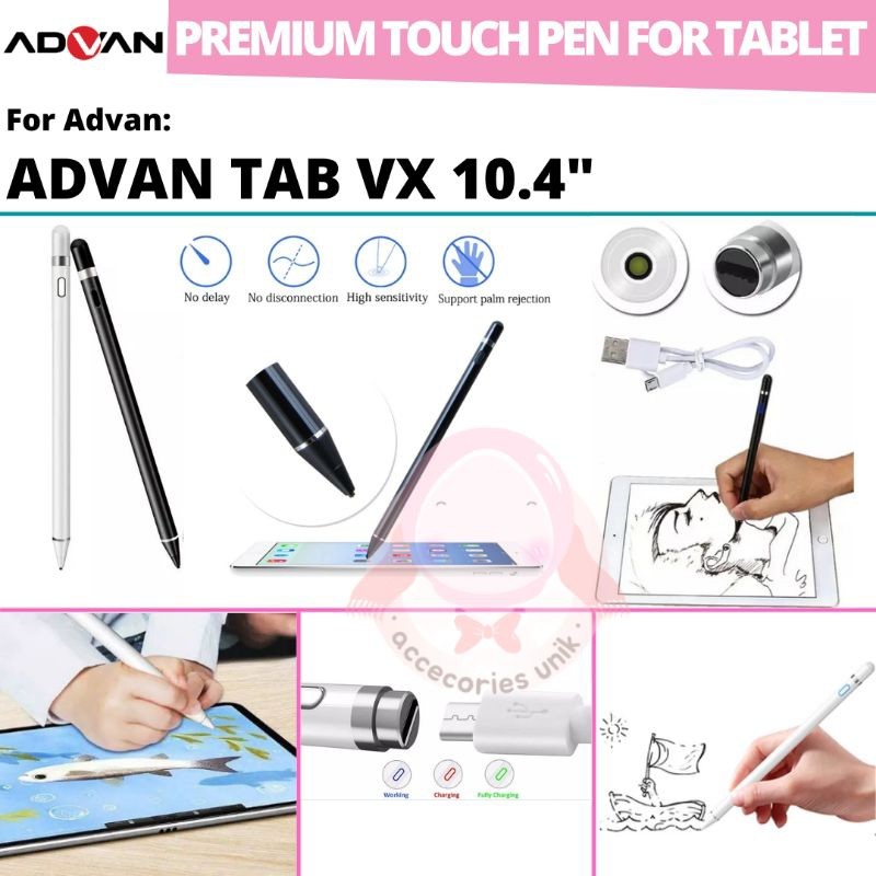 Stylus Pen Advan Tab VX V X Tablet 10.4 Inch Spen Pencil Fine