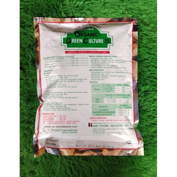 Vitamin Probiotik Semua Hewan - ORGANIC GREEN CULTURE ZS 1Kg