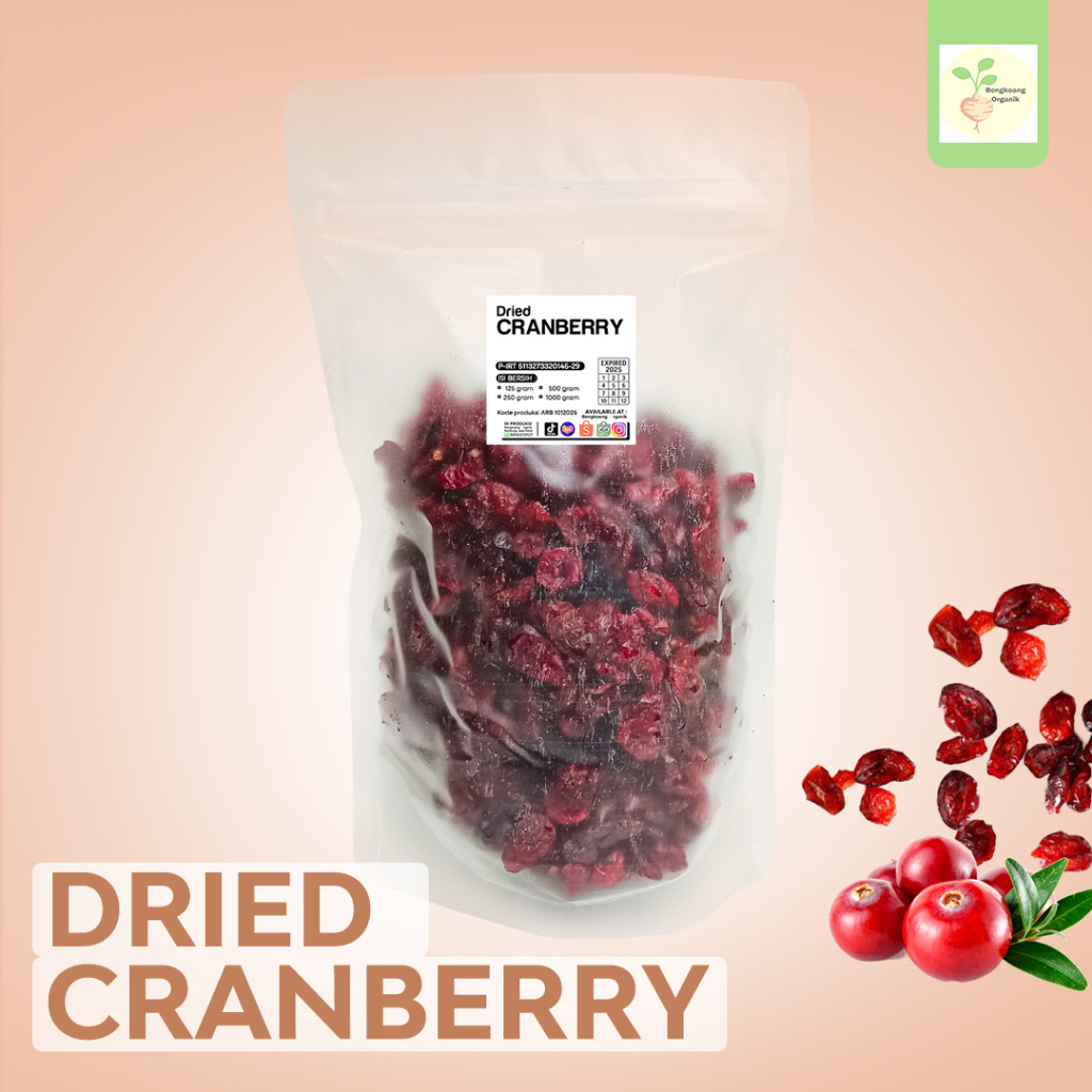 

Dried Cranberry 125gr - Premium
