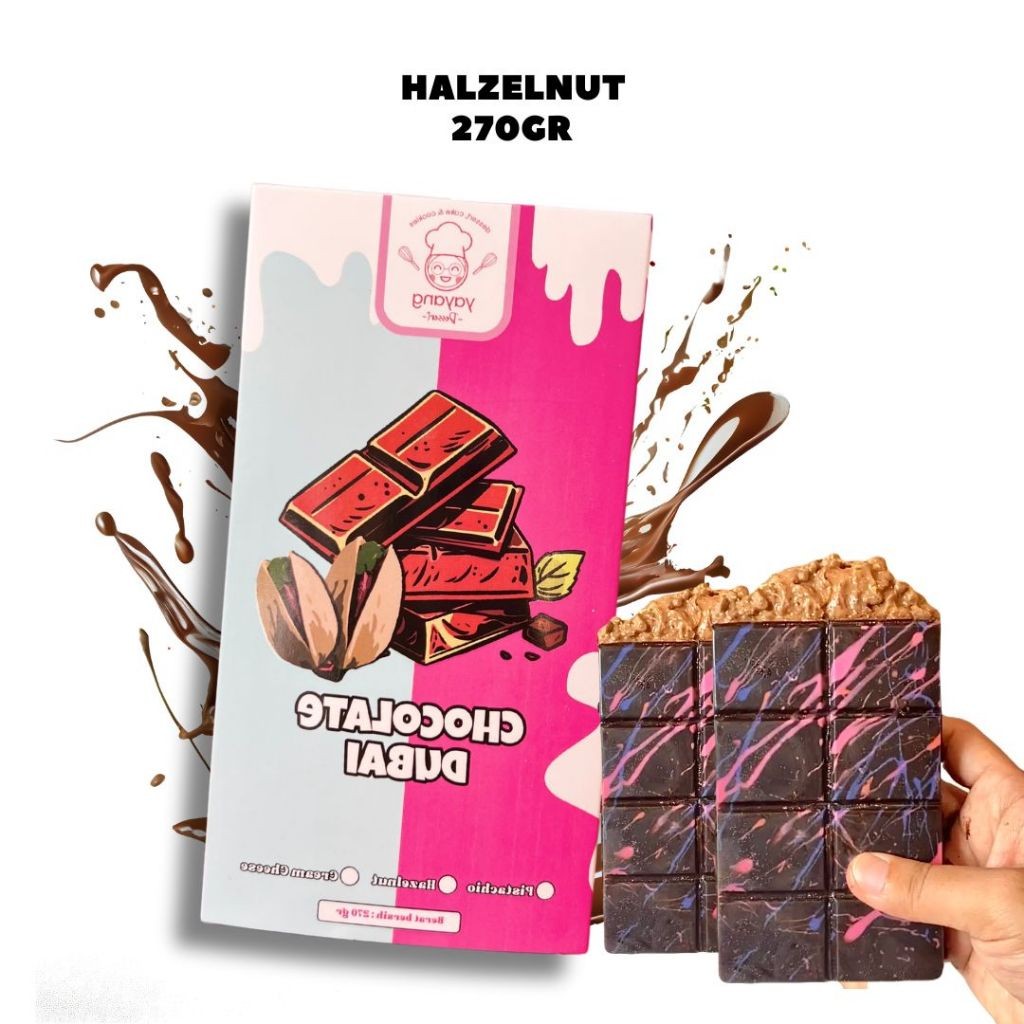 

Coklat Dubai Hazelnut JUMBO - Yayang Dessert